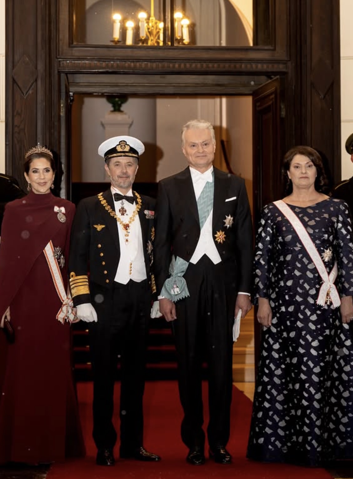 Kongeparet og presidentparet