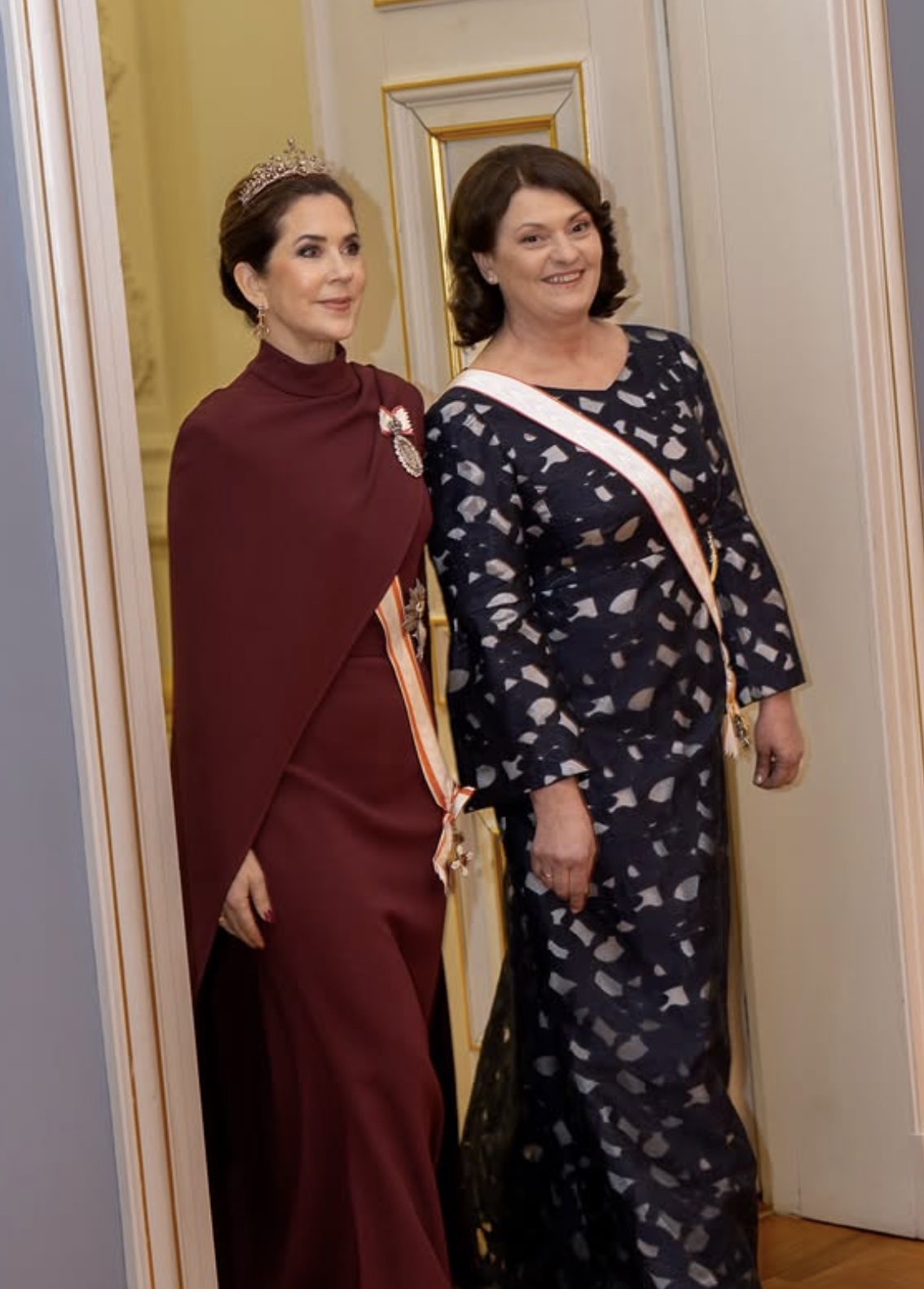 Dronning Mary og presidentfrue Diana Nausėdienė