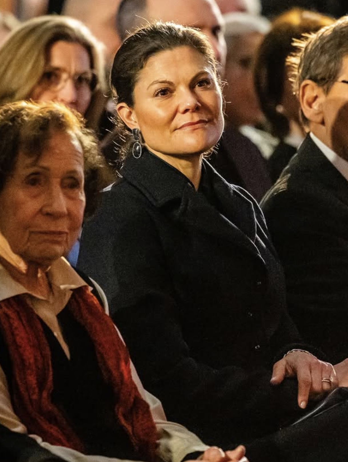 Kronprinsesse Victoria under minneseremonien